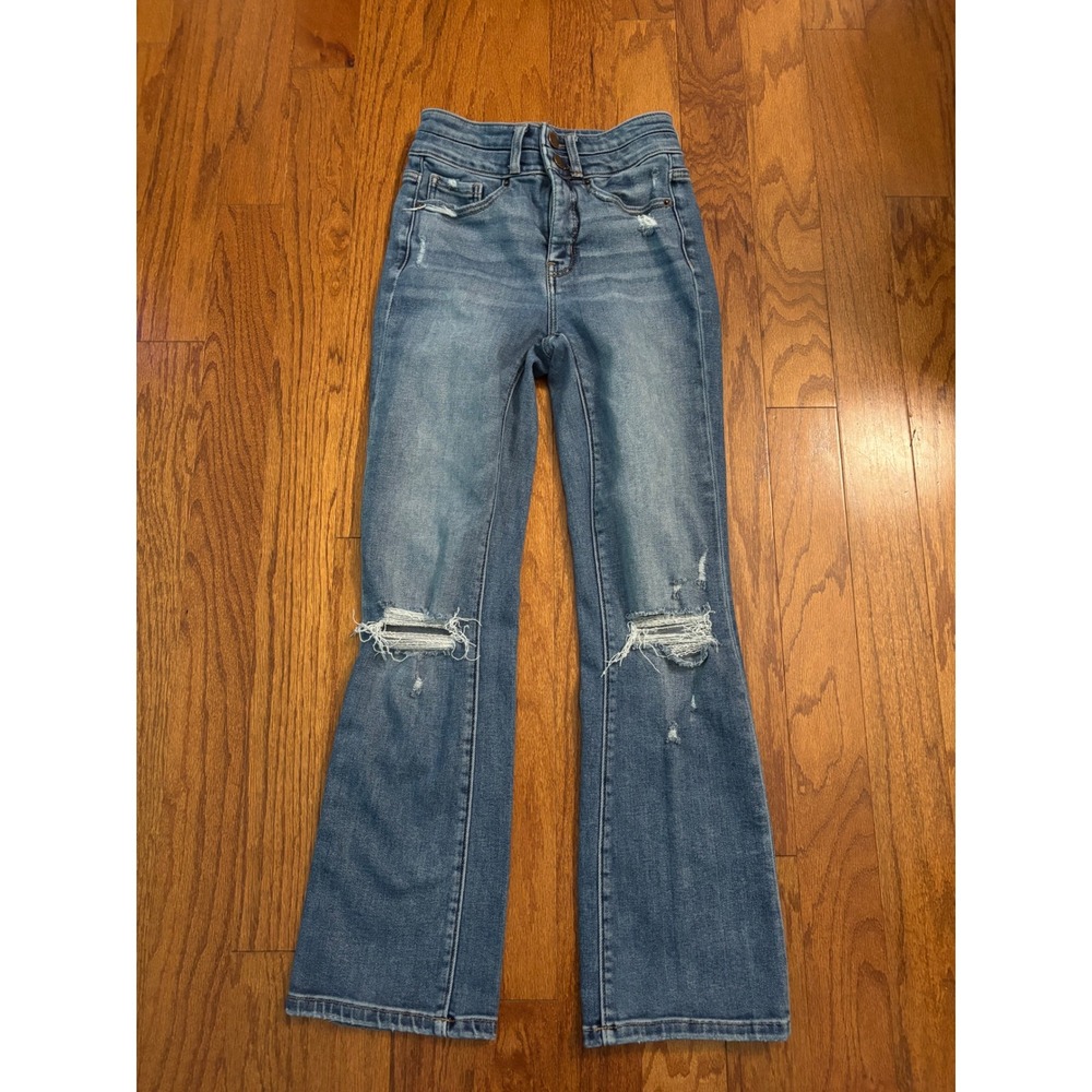 BKE Denim Billie Slim Fit High Rise Tailored Bootcut Jeans Size 25x29